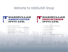 Tablet Screenshot of habibullah.com